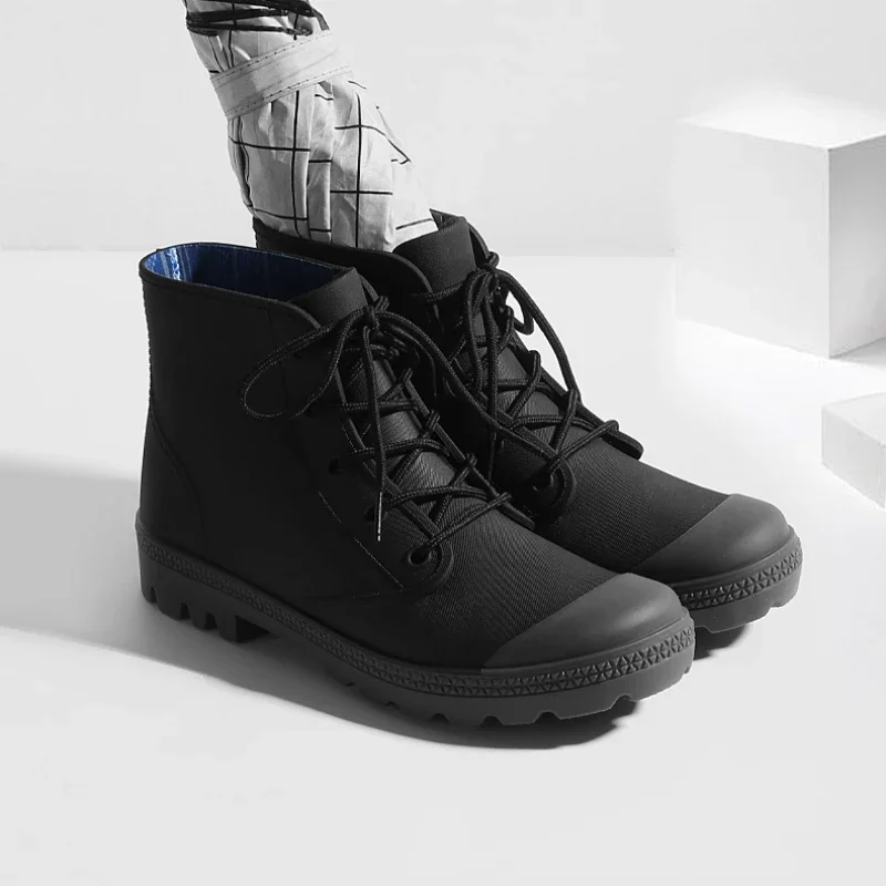 Zimowe męskie kalosze sznurowa – Fishing Boots recenzja i cena