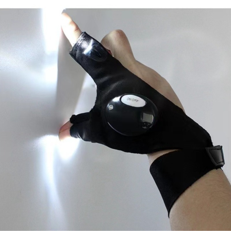 Rękawice LED z latarką, świecą – Fishing Gloves recenzja i cena
